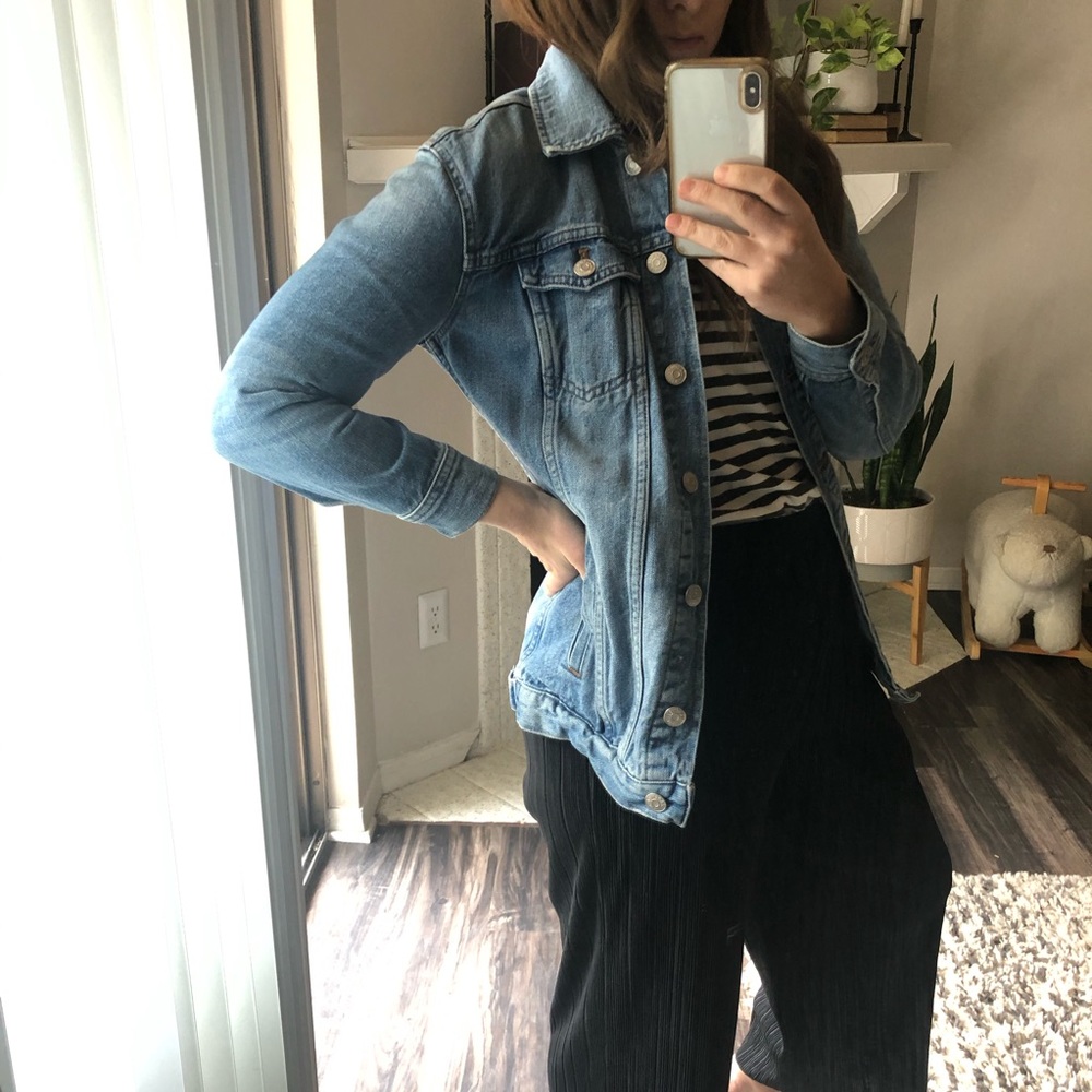 Madewell oversized denim jacket